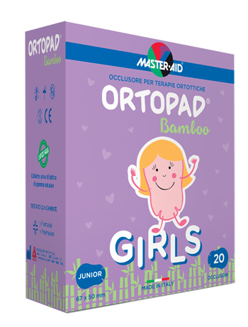 CEROTTO OCULARE PER ORTOTTICA ORTOPAD GIRLS M 5,4X7,6 20 PEZZI - Farma Nice