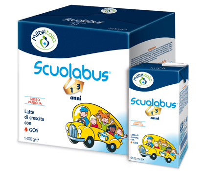 SCUOLABUS LATTE LIQUIDO SLIM 450 ML 12 PEZZI - Farma Nice