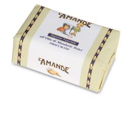 L'AMANDE MARSEILLE SAPONE VEGETALE OLIO MANDORLE DOLCI 200 G - Farma Nice