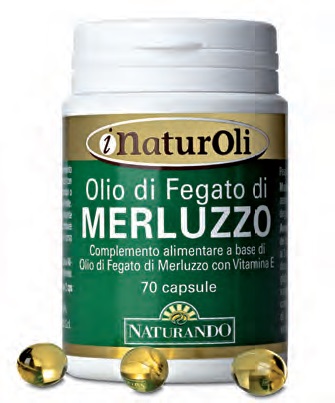 NATUROLI OLIO DI FEGATO DI MERLUZZO 70 CAPSULE MOLLI - Farma Nice