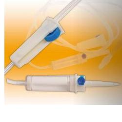 DEFLUSSORE PER INFUSIONE STERILE FLEBO SENZA AGO CON ROLLER CURA IN APIROGENO MONOUSO 1 PEZZO - Farma Nice