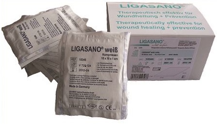 MEDICAZIONE IN COMPRESSE DI POLIURETANO ESPANSO FORMATO DA RETICOLI CELLULARI A NIDO D'APE 10X10X1CM 10 PEZZI - Farma Nice