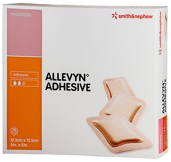 MEDICAZIONE IDROCELLULARE STERILE ALTAMENTE ASSORBENTE ADESIVA IN SCHIUMA DI POLIURETANO 12,5X12,5CM 10 PEZZI - Farma Nice