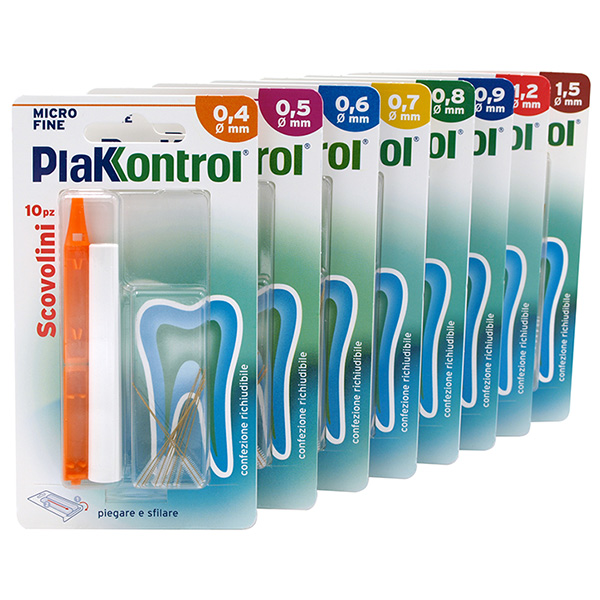 PLAKKONTROL MINIGRIP SCOVOLINO 0,9 MM 10 PEZZI - Farma Nice