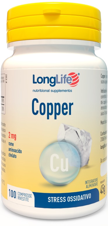 LONGLIFE COPPER 2 MG 100 COMPRESSE - Farma Nice