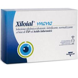 SOLUZIONE OFTALMICA IDRATANTE LUBRIFICANTE XILOIAL 20 MONODOSE DA 0,5ML - Farma Nice