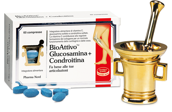BIOATTIVO GLUCOSAMINA + CONDROITINA 60 COMPRESSE - Farma Nice