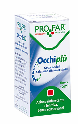 OCCHIPIU' GOCCE OCULARI RINFRESCANTI 1 FLACONE DA 10 ML PROFAR - Farma Nice