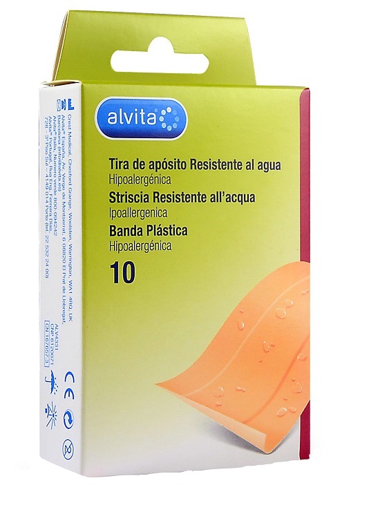 CEROTTO IMPERMEABILE ALVITA 10 X 6 CM 10 PEZZI - Farma Nice