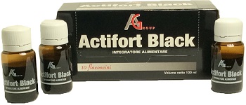 ACTIFORT BLACK 10 FLACONCINI 10 ML - Farma Nice