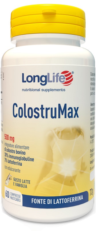 LONGLIFE COLOSTRUMAX 60 TAVOLETTE - Farma Nice