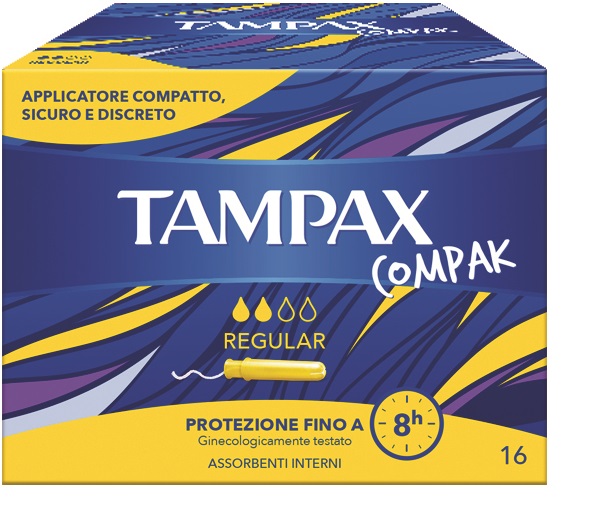 TAMPAX COMPAK REGULAR 16 PEZZI - Farma Nice