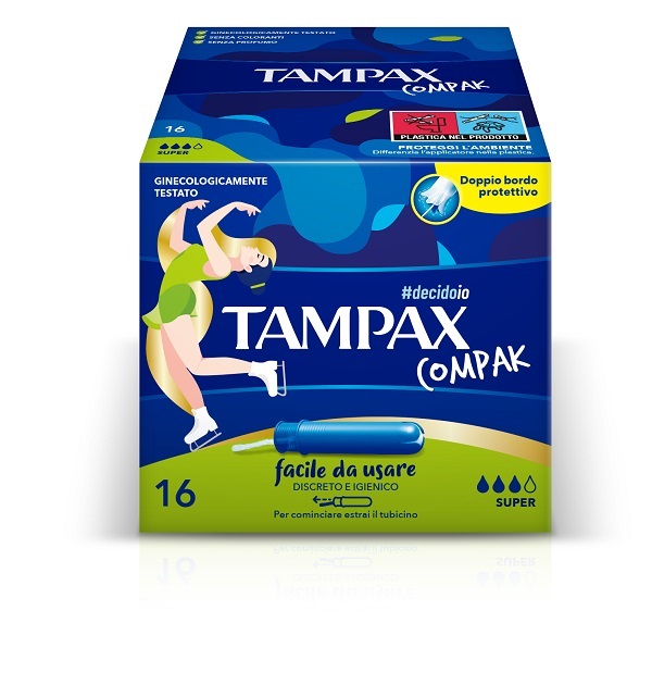 TAMPAX COMPAK SUPER 16 PEZZI - Farma Nice