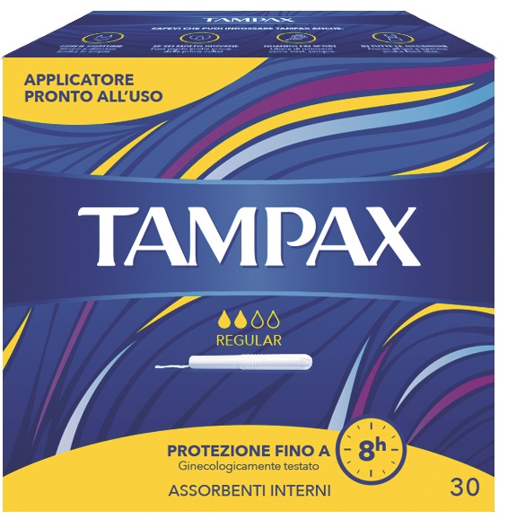 TAMPAX BLUE BOX REGULAR 30 PEZZI - Farma Nice