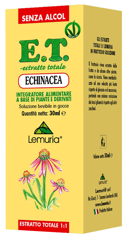 ET ESTRATTO TOTALE ECHINACEA 30 ML SENZA ALCOL - Farma Nice