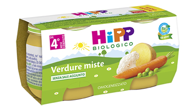 HIPP BIO HIPP BIO OMOGENEIZZATO VERDURE MISTE 2X80 G - Farma Nice