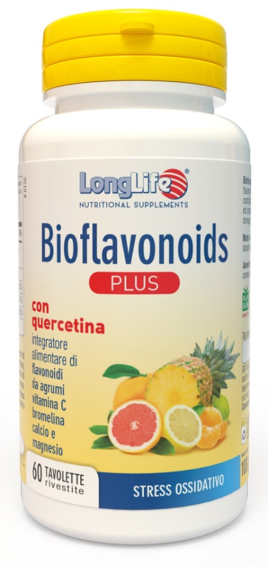LONGLIFE BIOFLAVONOIDS PLUS 60 TAVOLETTE RIVESTITE - Farma Nice