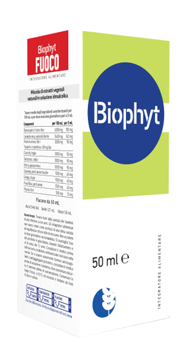 BIOPHYT FUOCO 50 ML SOLUZIONE IDROALCOLICA - Farma Nice