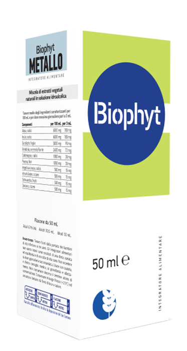 BIOPHYT METALLO 50 ML SOLUZIONE IDROALCOLICA - Farma Nice