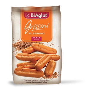 BIAGLUT GRISSINI CON SESAMO 150 G - Farma Nice