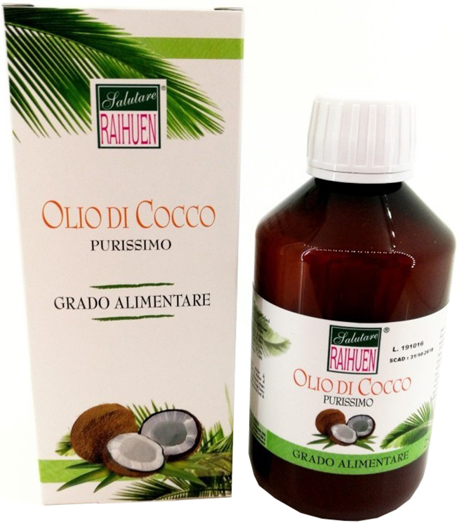 RAIHUEN OLIO COCCO GRADO ALIMENTARE 100 ML - Farma Nice