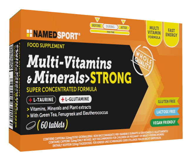 MULTI-VITAMINS&MINERALS STRONG 60 COMPRESSE - Farma Nice