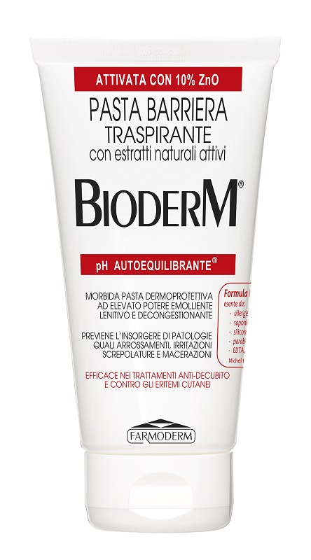 BIODERM PASTA BARRIERA TRASPIRANTE PH AUTOEQUILIBRANTE 150 ML - Farma Nice