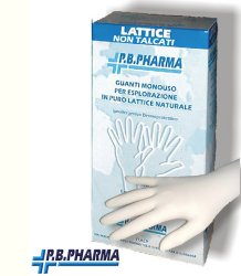 GUANTO LATTICE NON TALCATO PICCOLO 100 PEZZI - Farma Nice