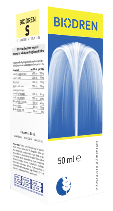 BIODREN S SOLUZIONE IDROALCOLICA 50 ML - Farma Nice