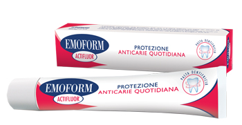 EMOFORM ACTIFLUOR DENTIFRICIO 75 ML - Farma Nice