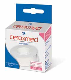 CEROTTO ADESIVO IN ROCCHETTO CEROXMED IN TESSUTO NON TESSUTO AERATO IPOALLERGENICO BIANCO 500X1,25 CM 1 PEZZO - Farma Nice