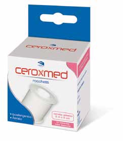 CEROTTO ADESIVO IN ROCCHETTO CEROXMED IN TESSUTO NON TESSUTO AERATO IPOALLERGENICO BIANCO 500X5 CM 1 PEZZO - Farma Nice