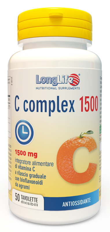 LONGLIFE C COMPLEX 1500 T/R 50 TAVOLETTE DIVISIBILI - Farma Nice