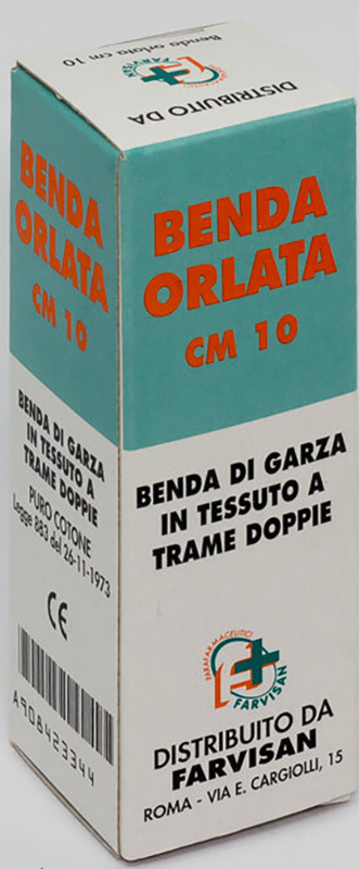 BENDA IN GARZA IDROFILA ORLATA 10X500CM - Farma Nice