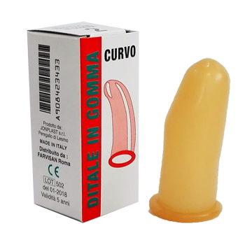 DITALE IN GOMMA CURVO 2 - Farma Nice