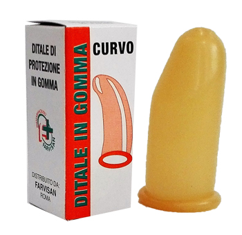 DITALE IN GOMMA CURVO 3 - Farma Nice