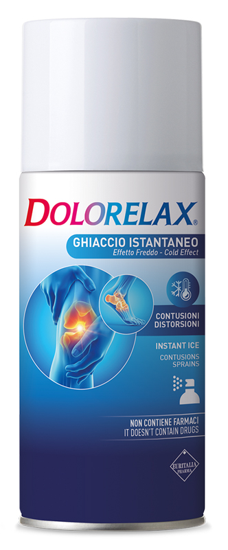 DOLORELAX ICE GHIACCIO ISTANTANEO SPRAY BOMBOLETTA CAPIENZA 150 ML - Farma Nice