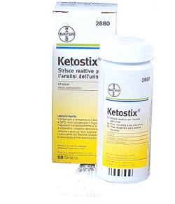 STRISCE MISURAZIONE CHETONURIA KETOSTIX 50 PEZZI - Farma Nice