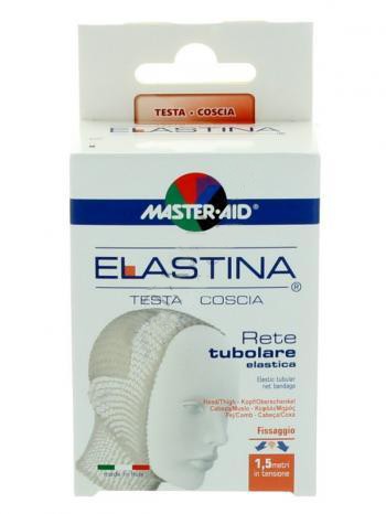 RETE TUBOLARE ELASTICA IPOALLERGENICA MASTER-AID ELASTINA TESTA/COSCIA 1,5 MT IN TENSIONE CALIBRO 6 CM - Farma Nice