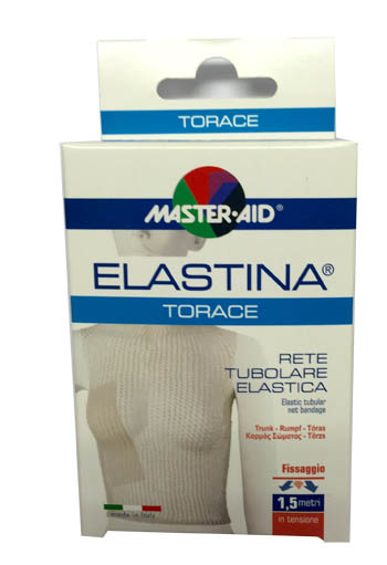 RETE TUBOLARE ELASTICA IPOALLERGENICA MASTER-AID ELASTINA TORACE 5 MT IN TENSIONE CALIBRO 8 CM - Farma Nice