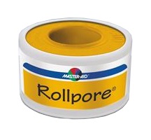 CEROTTO IN ROCCHETTO MASTER-AID ROLLPORE TESSUTO NON TESSUTO 5X5 - Farma Nice