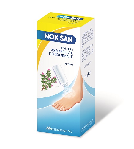 NOK SAN POLVERE ASSORBENTE DEODORANTE 75 G - Farma Nice