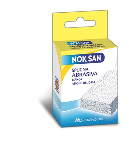 NOK SAN SPUGNA ABRASIVA BIANCA 1 PEZZO - Farma Nice