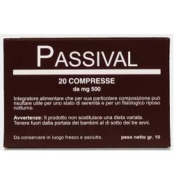PASSIVAL ESTRATTO ERBORISTICO 20 COMPRESSE - Farma Nice