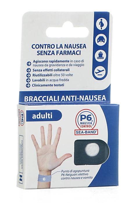BRACCIALE ANTI NAUSEA PER ADULTI P6 NAUSEA CONTROL 2 PEZZI - Farma Nice