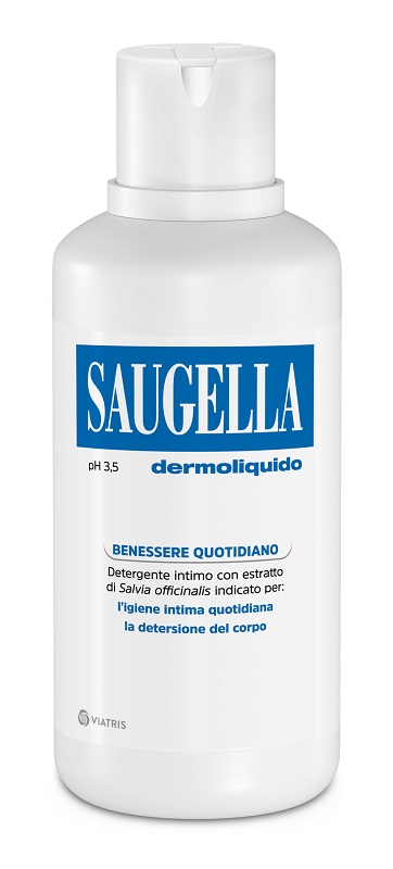 SAUGELLA DERMOLIQUIDO PH 3,5 DETERGENTE INTIMO BENESSERE QUOTIDIANO 500 ML - Farma Nice