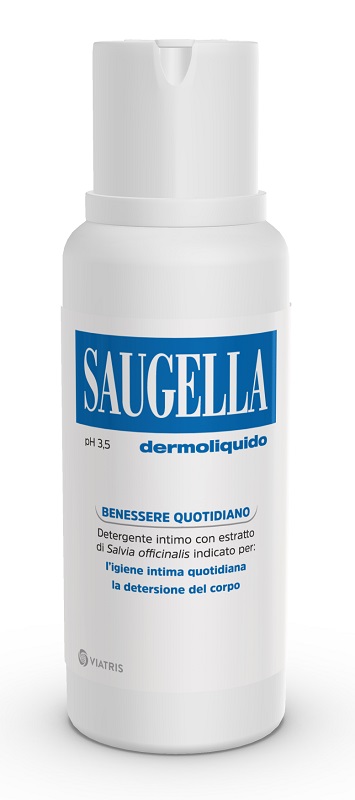 SAUGELLA DERMOLIQUIDO PH 3,5 DETERGENTE INTIMO BENESSERE QUOTIDIANO 750 ML - Farma Nice