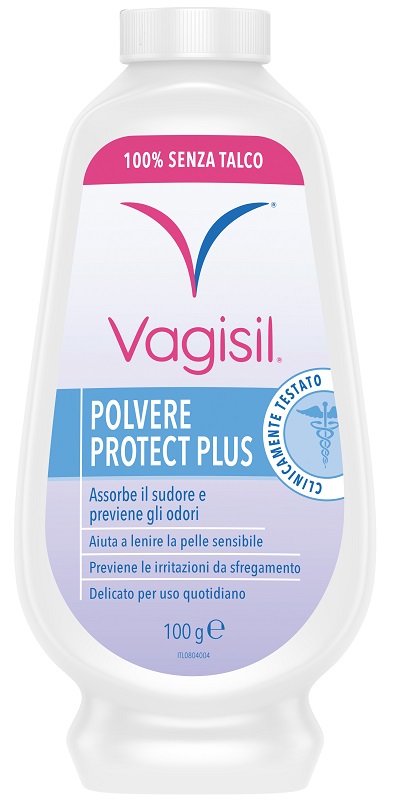 VAGISIL POLVERE PROTECT PLUS IGIENE FEMMINILE 100 G - Farma Nice