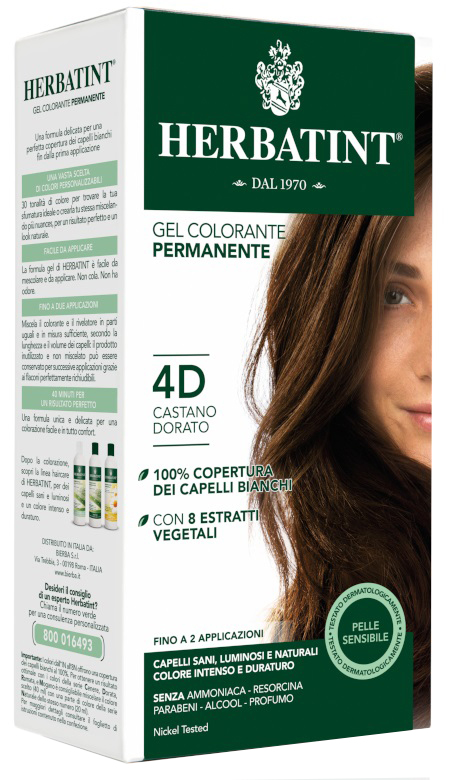 HERBATINT 4D CASTANO DORATO 150 ML - Farma Nice