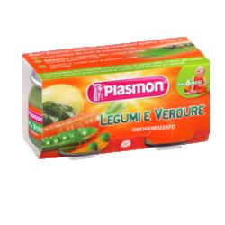 PLASMON OMOGENEIZZATO VERDURE LEGUMI 80 G X 2 PEZZI - Farma Nice